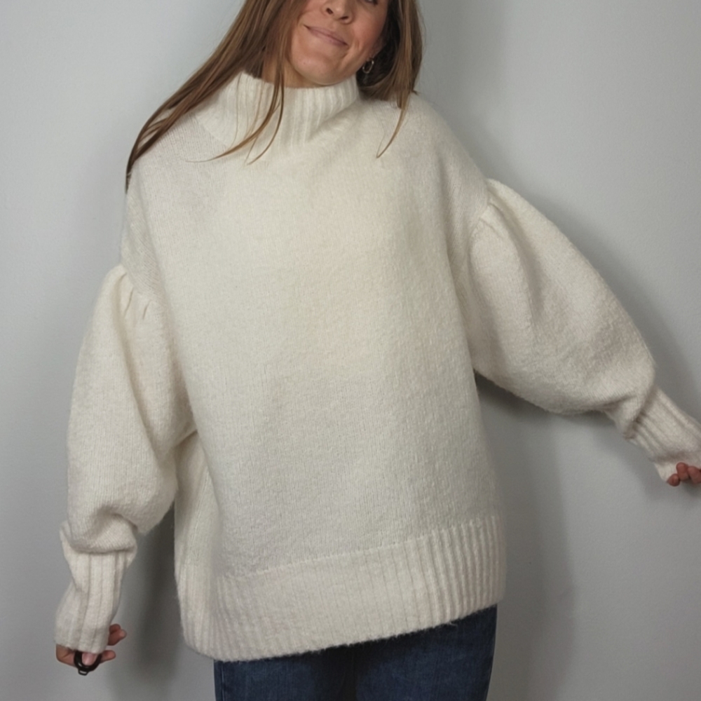 NWT Express bubble sleeve sweater